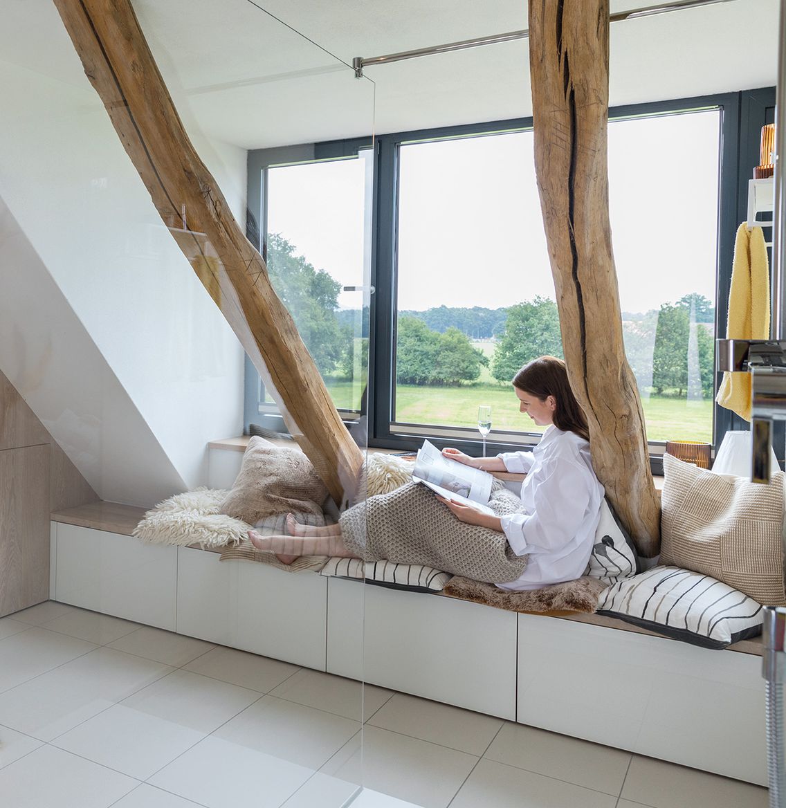 Wellnessoase durch passende Badmöbel im Badezimmer