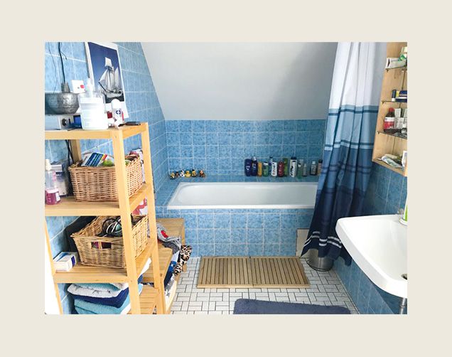 Veraltetes Design Badezimmer