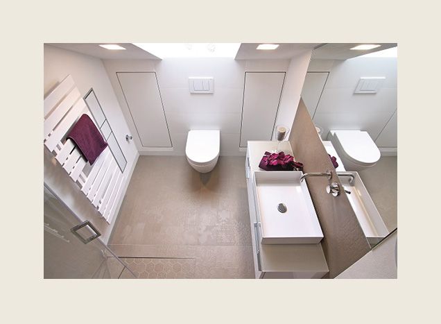 Kleines Badezimmer vergrößern