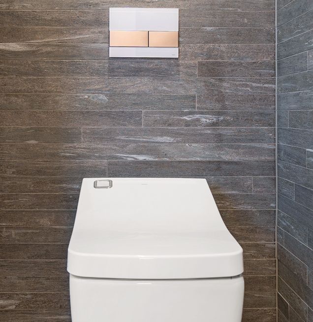 WC mit wassersparendem Spülsystem