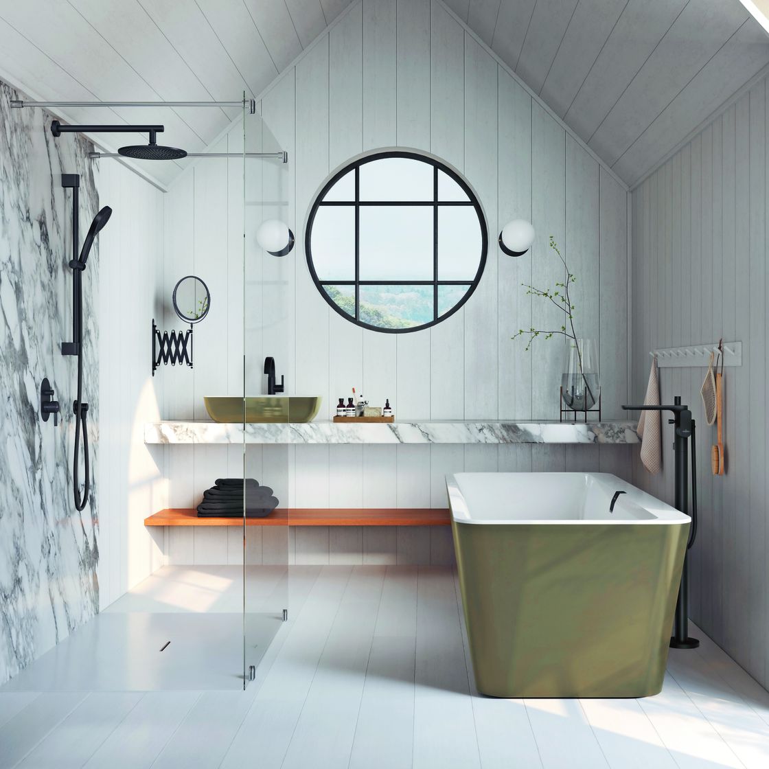Ein modernes Badezimmer von Villeroy & Boch erfüllt alle Wünsche.