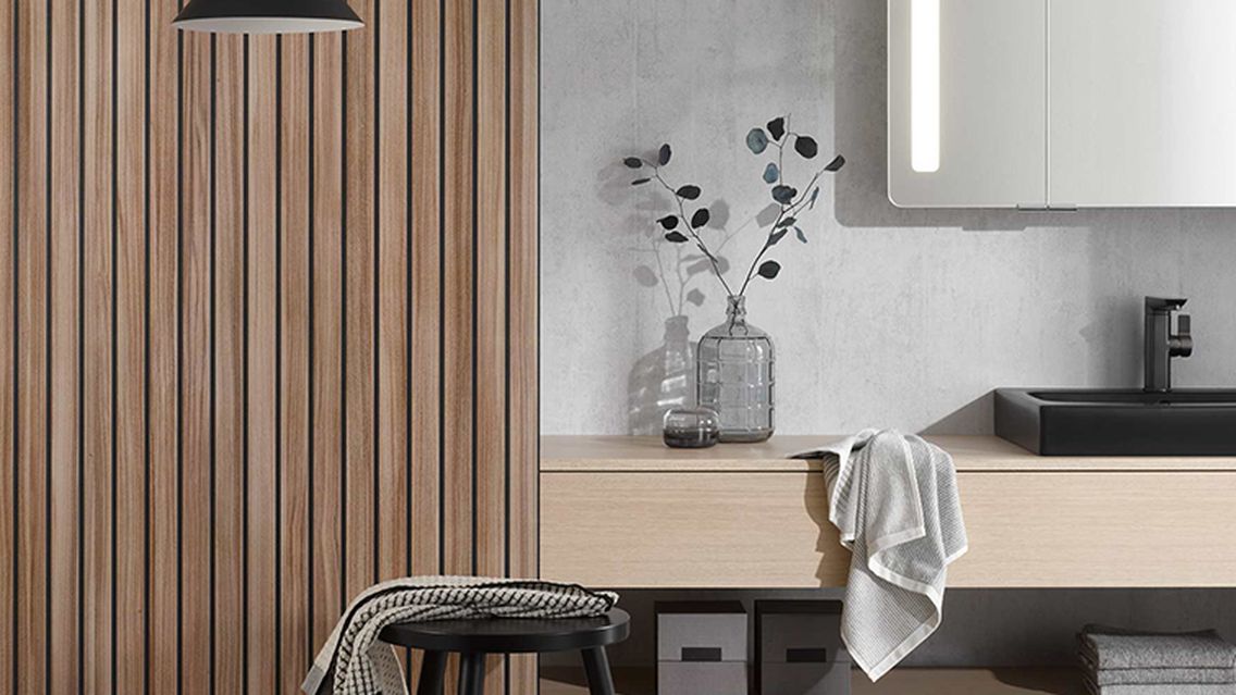 Designwände Badezimmer