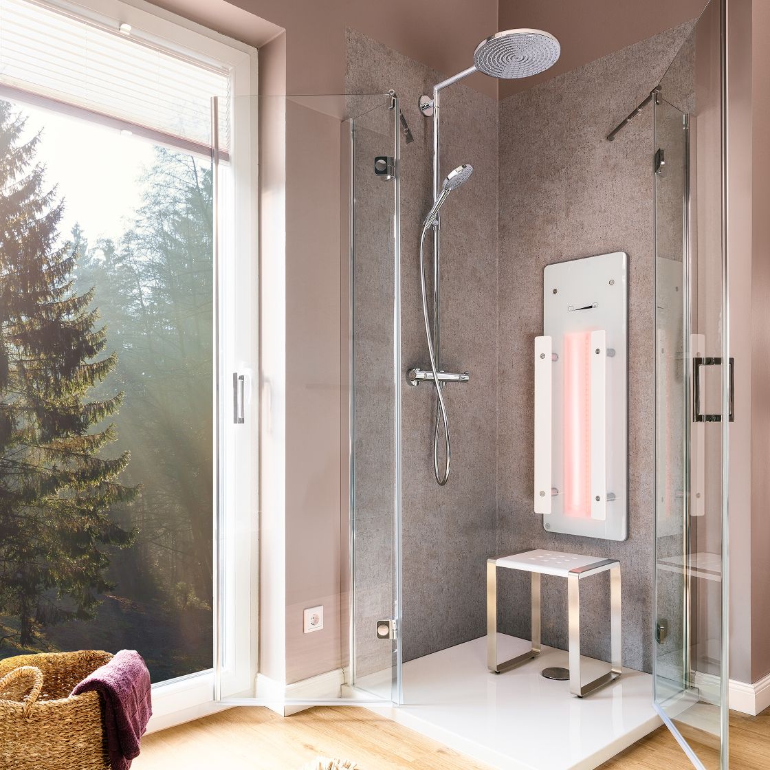 Ausstattung Dusche mit Massagedüsen