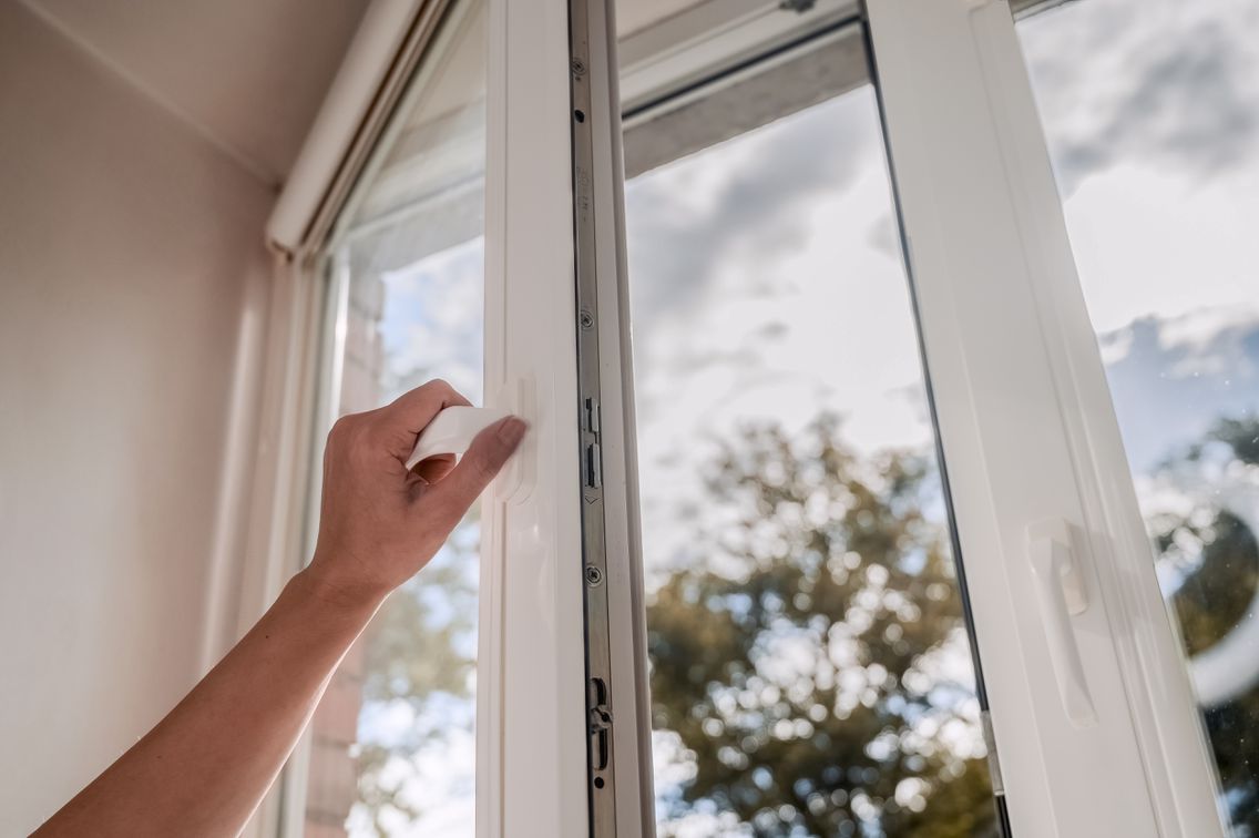 Fenster wird geöffnet.