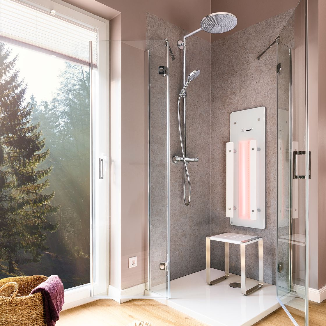 Ausstattung Dusche mit Massagedüsen