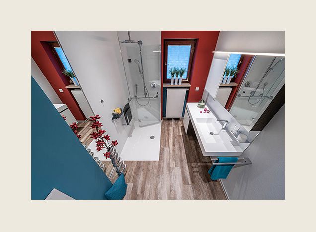 Farbauswahl im Badezimmer