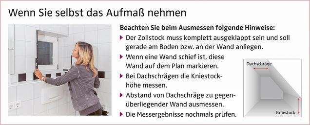 Bilder und Infos zum Ausmessen von z.B. Räumen