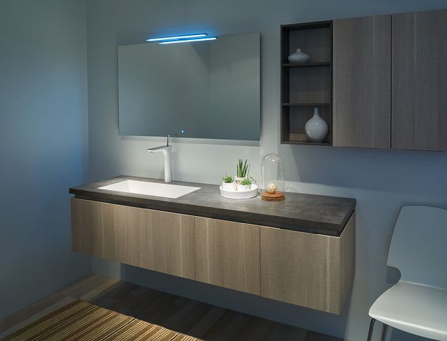 Wirkungsvolle Lichtreflexionen im Badezimmer